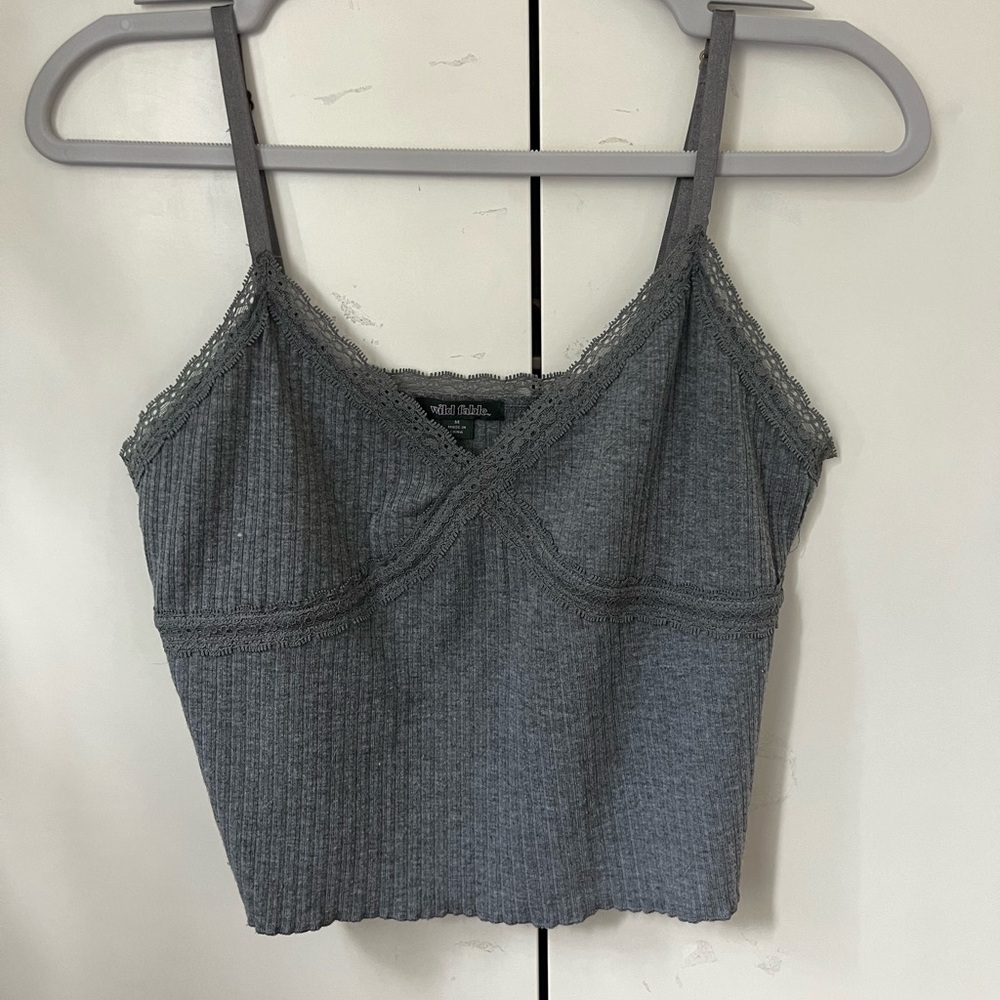 Cute and dainty lace crop top